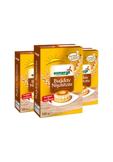 Esmergil Buğday Nişastası 3'lü Paket 3 x 200 Gr