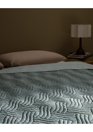 Madame Coco Agate Çift Kişilik Yatak Örtüsü Yo0000000069 Yeşil