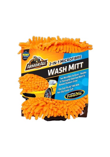 Armor All Mikrofiber 2in1 Püsküllü Yıkama Eldiveni