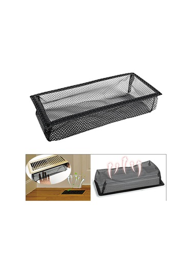 Homyl Zemin Kayıt Kapağı Ekran Ağı Malzemeleri Ev Yurt Banyo Siyah