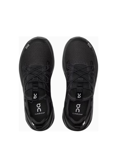 On Cloudleap Çocuk Ayakkabı Cloudtec Phase Yastıklama Ve Helion Superfoam Outdoor Ayakkabı Siyah 31,5