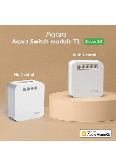 Yifomall Aqara T1 Zigbee 3.0 Akıllı Anahtar Modülü: Uzaktan Kontrol, Elektrik İzleme, Zamanlayıcı Ve Aşırı Yük Koruması Sıfır Ve Akım Tel Versiyonu
