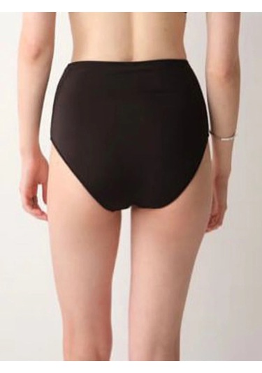 No Gossip Bardot Yüksek Bel Bikini Tek Alt Siyah