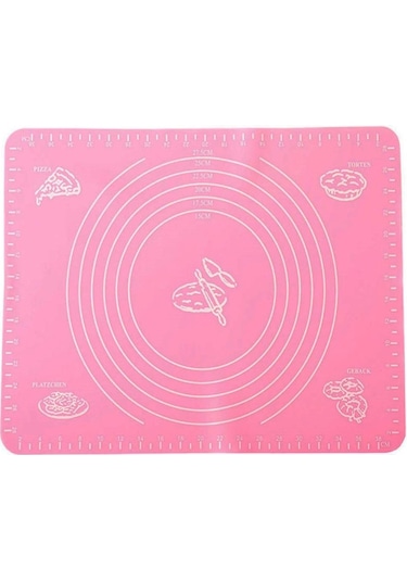 Silikon Hamur Açma Matı Büyük Boy 65 x 45 CM