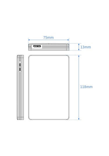 Codegen 2.5" Usb 3.0 Taşınabilir Hdd Disk Kutusu Cdg-Hdc-30Ba