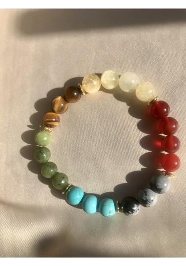 Başak Burç Bilekliği Çok Renkli