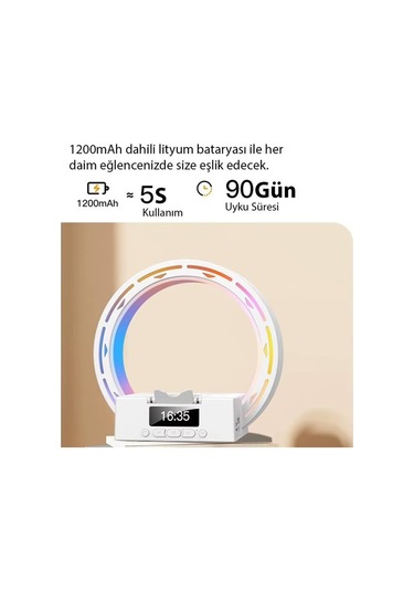 Magicvoice Mv-25163 Bluetooth Taşınabilir Hoparlör Kablosuz Telefon Standlı Şarjlı