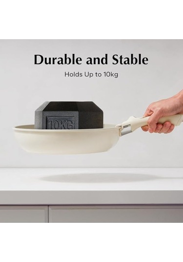 Ximistore9 Küchengeräte İçin Evrensel Ayırılabilir Sap, Silikon Anti-skayma Tutuş, Kolay Kurulum, Kamp Ve Depolama İçin Uygun Beyaz