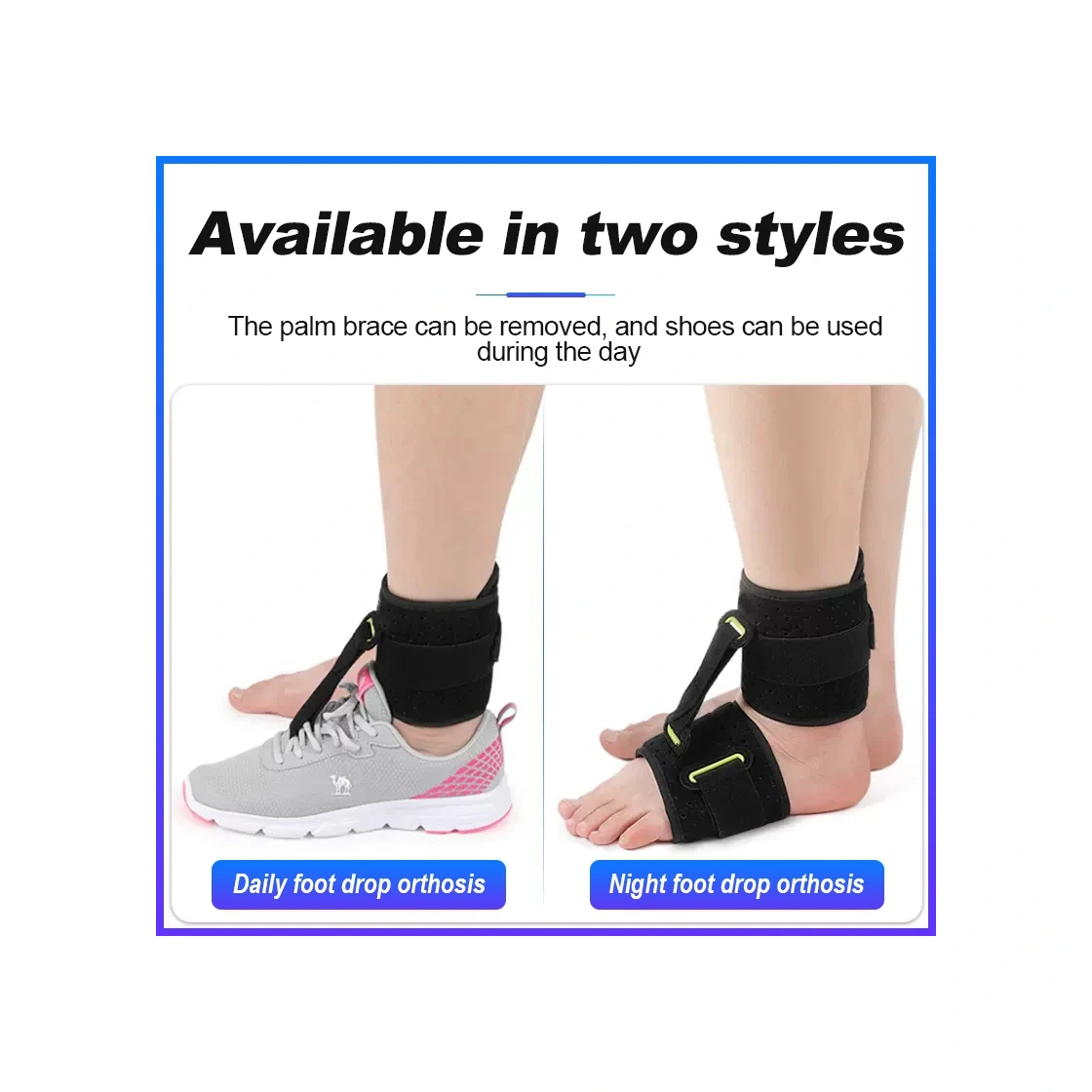 Ayarlanabilir Ayak Desteği Yükseltilmiş Tasarım, Ortotik Destek