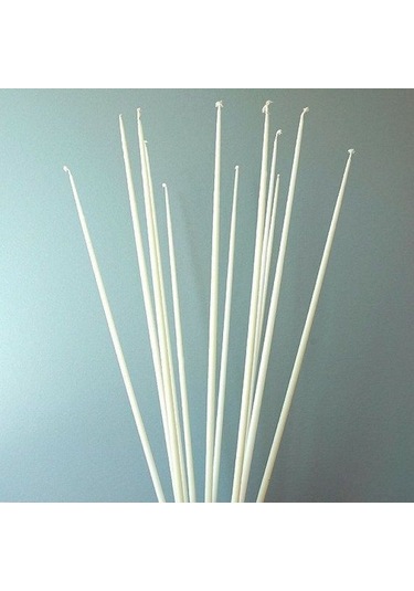 Vıp 35 Cm 8 Pcs Church White Candles Beyaz Arınma Mumu 8 Adet Beyaz İnce Mum Beyaz Kilise Mumu Renkli