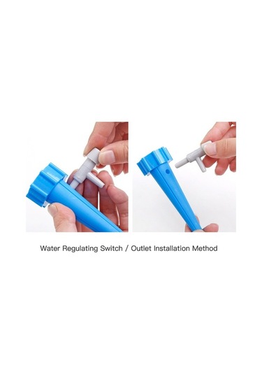 Pazly Taşınabilir Otomatik Ekim Makinesi - Ev & Bahçe Damla Sulama Vanası Anahtarlı