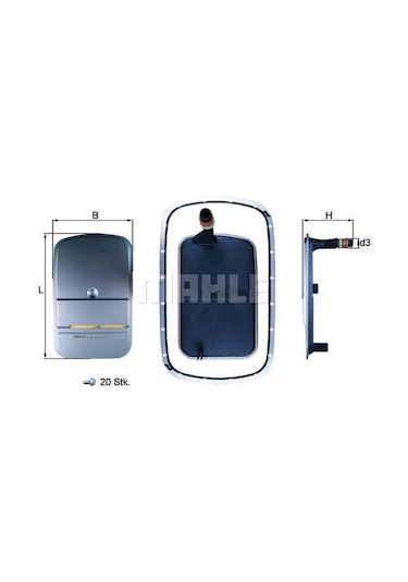 Mahle Hx159kıt Otomatık Sanzıman Yag Fıltresı Bmw E46 E83 E36 M54