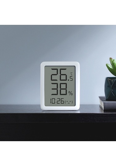 Xianwen Xiaomi Miaomiaoce Serisi Lcd Termometre Nem Ölçer Ve Saat