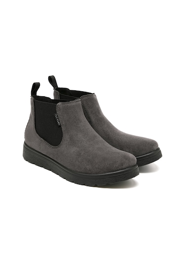 Antracıte Bot Kadın 45 U33 Vx Fly Flot Cloth Woman Ankle Boot Anthracite Antrasit