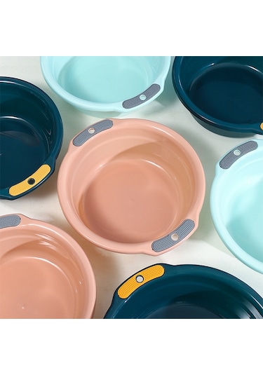 Sones Ev Tipi Asılı Kalınlaştırılmış Çift Kulaklı Kaymaz Lavabo Rastgele Renk Büyük Çok Renkli