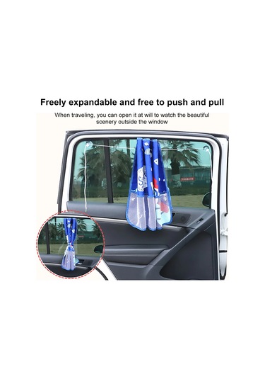 Dinosaurs Araba Güneşlik Araba Kapak Karikatür Arka Yan Cam Perde Film Araba Güneşlik Vizör Isı Uv Koruma Bebek Çocuk Çocuklar İçin 4