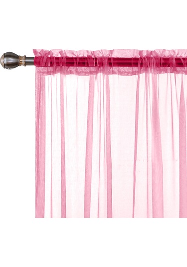 Padalink 2 Adet Pudra Perde - 140x260 Cm Tül Malzeme - Hafif Ve Işık Filtreleyici Diğer