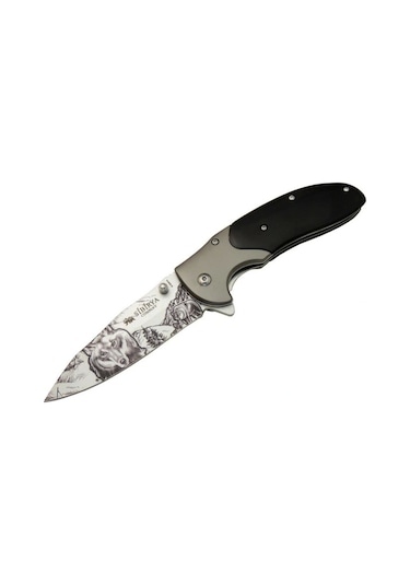 Sibirya Ayılı Çakı Tombul S-2067a 20,5 Cm Haki