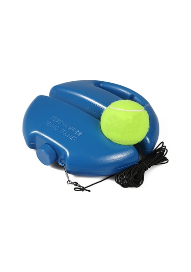 Konesam Tek Kişilik Tenis Egzersiz Aleti - Dayanıklı Tabanlı Rebound Topu İle Raket Becerileri Geliştirici