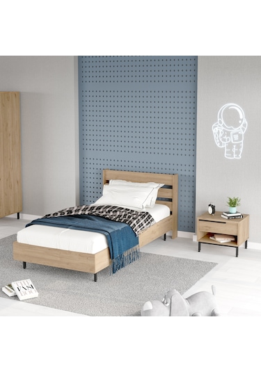 Robin Home Lidya Genç Odası Takımı 2'li Set Sepet Kahverengi