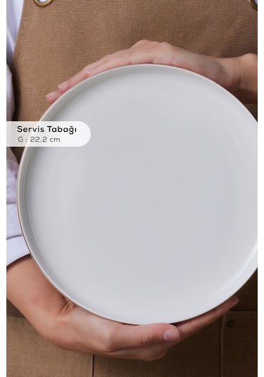 Karaca  Elegance Bone Favaro 38 Parça 6 Kişilik Kahvaltı Takımı Gold