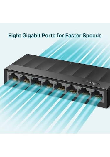 TP-Link LS1008G 8 Port 10/100/1000 Mbps Gigabit Switch
