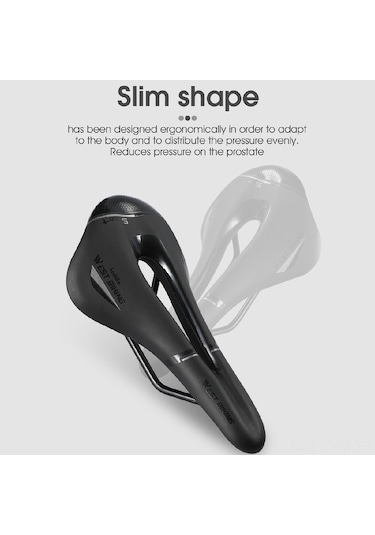 Dancemonkey Konforlu Bisiklet Sele - Ergonomik, Havalandırmalı, Su Geçirmez, Prostat Desteği Mtb/yol Bisikleti Selesi Siyah Siyah