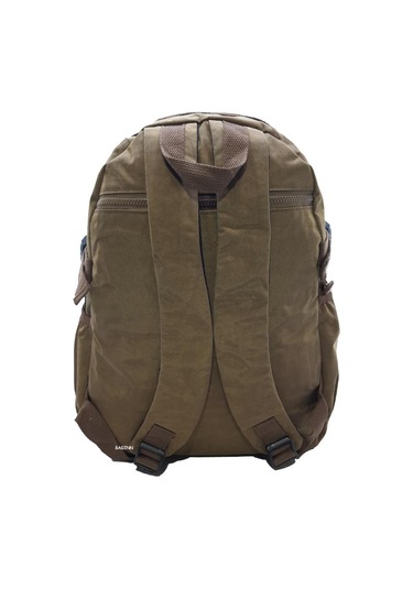 Baginn Kadın Sırt Çantası Çok Cepli Yağmur Geçirmez Hafif Kumaş Sırt Çantası Bordo Renk Taba