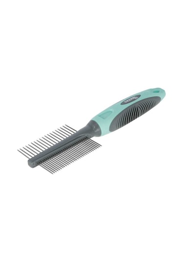 Kerbl Kıtık Açma Tarağı Çift Taraflı 21 CM Turkuaz