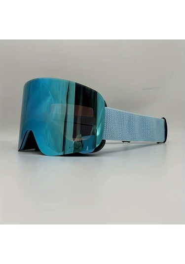 Willowhaven 2024 Siyah Popüler Kayak Gözlüğü Çift Katman Lens Anti Fog Rüzgar Korumalı Unisex