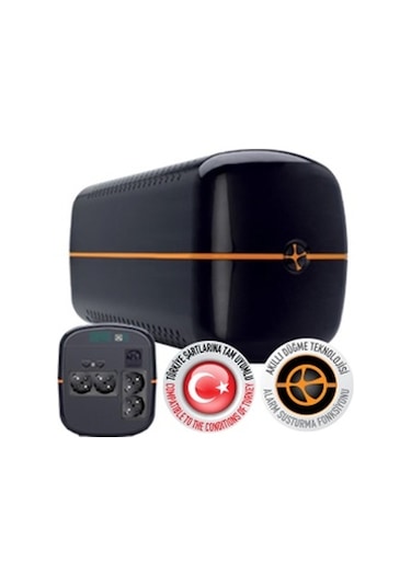 Tunçmatik (TSK3672) DIGITECH ECO 1500VA LINE INTERACTIVE Güç Kaynağı-UPS (2x12V 9AH 5-15 DAK.)