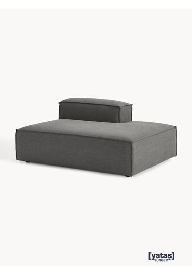 Most Mollis Sağ Pro Köşe Modül 41 Koyu Antrasit Keten Kumaş Yumuş