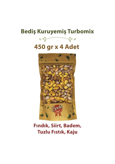 Bediş Turbo Mix 450 Gr X 4 Adet 450 G