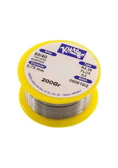 Kurtel 200gr 0,75mm Sn60/pb40 Lehim Teli