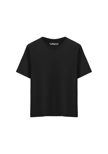 Erkek 4 Lü Paket %100 Pamuk Oversize Tişört Basic Bisiklet Yaka Kısa Kollu T-shirt Lacivert