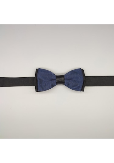 Mordino Mavi Noktalı Siyah Çocuk Papyon Siyah