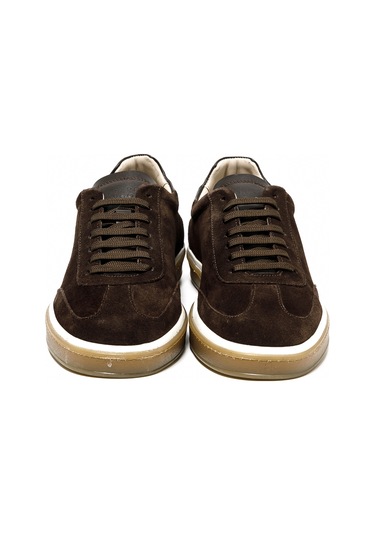 Sneaker Günlük Erkek Diğer Mo-26550a001-26550 Giuseppe Mengoni Kahve Süet Kahverengi