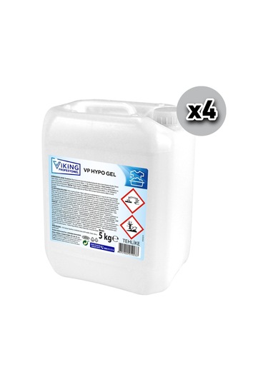 Viking Vp Hypo Klorlu Ağartıcı Yardımcı Sıvı 4 x 5 L