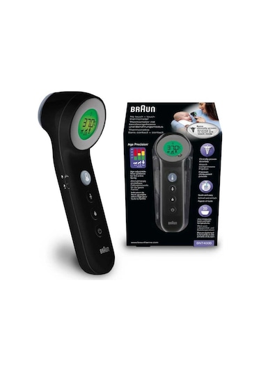 Braun BNT400 Temassız Alından Ateş Ölçer Siyah