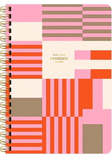 Keskin Color 17x24 Spiralli 176 Sayfa Eylül 2024-ağustos2025 Akademik Ajanda-enerji 830228-99 Pembe