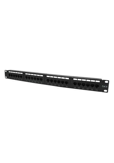 Teldata 24 Port Cat6 Utp Patch Panel Dolu