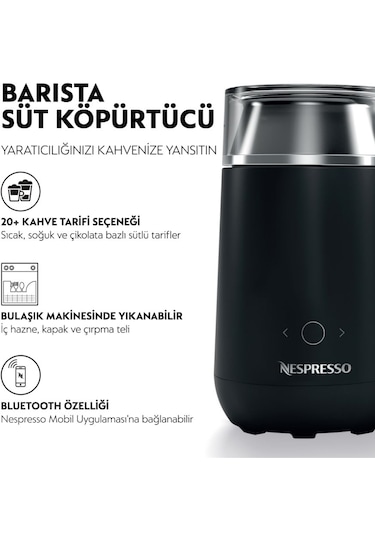 Nespresso Barista Süt Köpürtücü