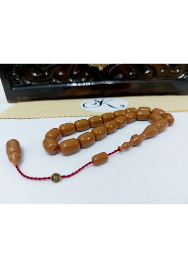 Soma Tesbih Serkan Kaya Kapsül Kesim Kahvrngi Katalin Maskot Tesbih 9x12.5