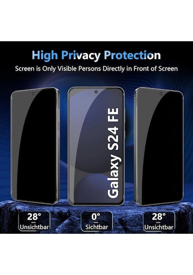 Logis Samsung Galaxy S24 Fe İle Uyumlu Hayalet Ekran Koruyucu