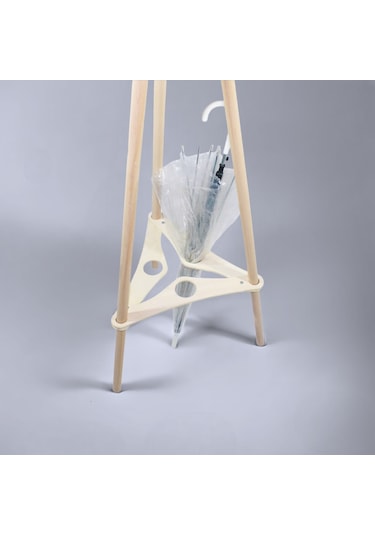 Ahşap Ayaklı Elbise Askısı-ahşap Tasarım Portmanto 160 X 44 Cm Diğer