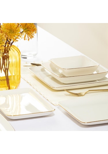 Elegant-kalypso Gold 55 Parça Yemek Takımı