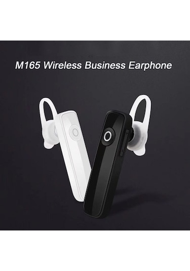 Fortunelane Beyaz Tek Kulaklı İş Kulaklığı - Bt 4.1 Arama, Hafif Tasarım, 10m Menzil, Müzik Dinle