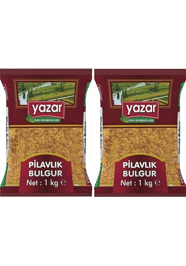 Yazar Şehriyeli Pilavlık Bulgur 2 x 1 KG