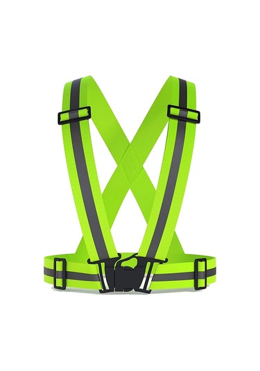 Yüksek Görünürlüklü REFLEKTÖRLÜ KLİPSLİ Ayarlanabilir FOSFORLU Pr