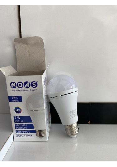 Noas Yl95-0711 7w 6500k Beyaz Şarjlı Ampul